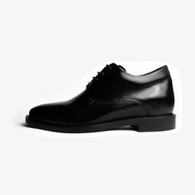 Black Leather Signature Dress Shoes (2.5" Boost)