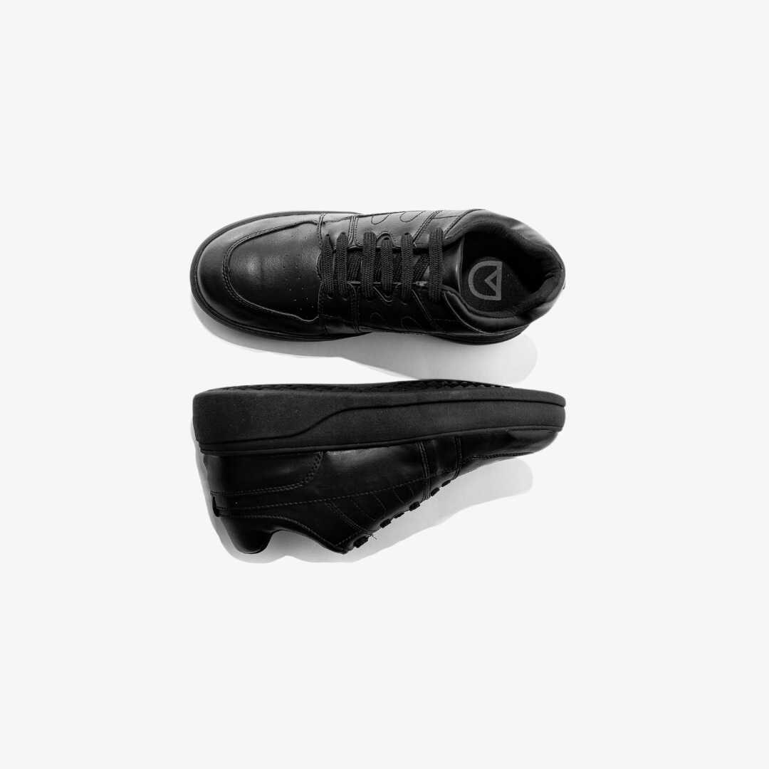 STÆRK 2.0 Black Height Boosting Shoes (2.5" Boost) - DRUØN

